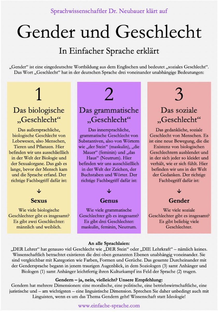 DirtyHarry_tv's tweet photo. Diese Grafik habe ich bei @staatsfeind2015 entdeckt.

Da hier das Thema sehr gut auf den Punkt gebracht wird, dachte ich, ich sorge mal für etwas größere Verbreitung.

Teilen erwünscht.

#NurZwei #Gender #Geschlecht #Selbstbestimmungsgesetz https://t.co/mdhJf2bW7D