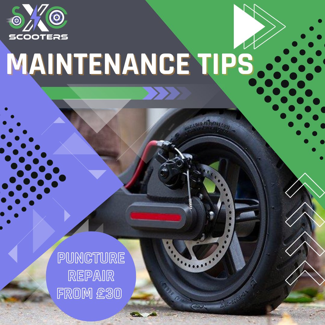 Keep the Wheels Rolling Smoothly 🛴' Regularly check and inflate your e-scooter tires to the recommended pressure. Proper tire maintenance ensures a smoother ride and extends the life of your scooter. #ScooterCare #MaintenanceTips #SmoothRide