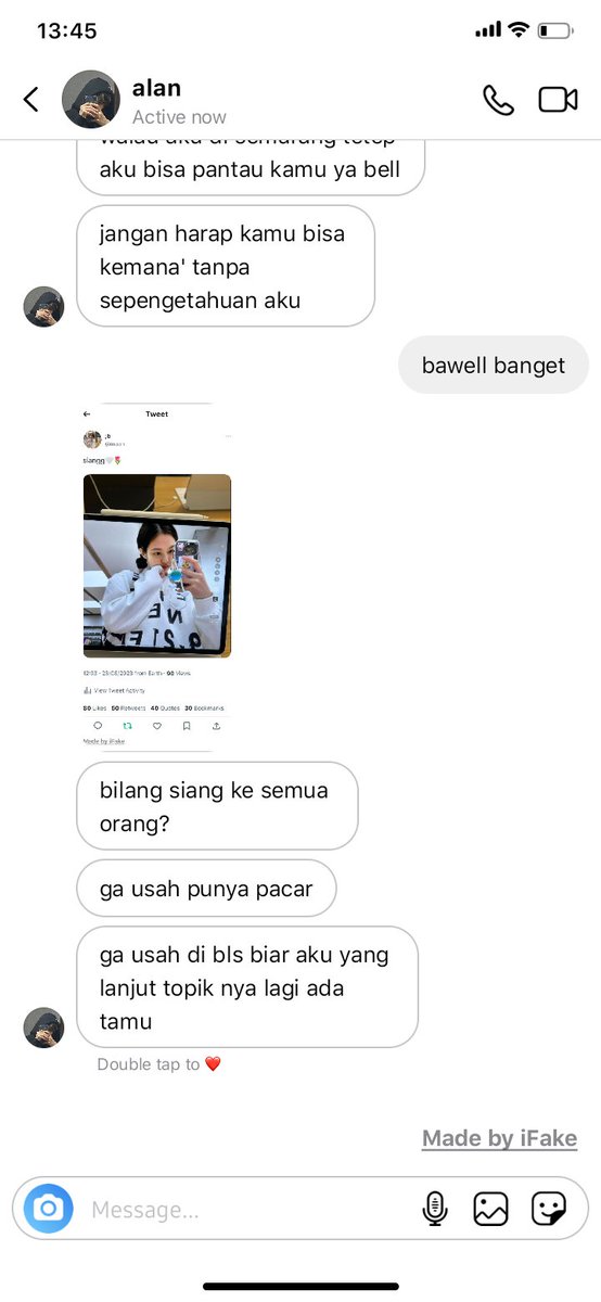 machaca_latte's tweet photo. "mending ga usah punya pacar kalo masih bilang siang ke semua orang" #albell https://t.co/Up8ER8VTaQ