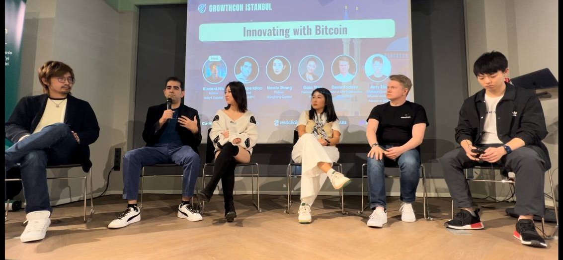 Alex turned up the heat in Istanbul! 🇹🇷 Alex's own @DeFiPoet spoke together with @VincentNiu222 from @Sky9Capital, @Nicolejqzhang from @LingfengCapital @galala_eth from @okx, @fadeev from @zetablockchain and @Jerry_ZZQ from @PuzzleVentures about the ways of innovating