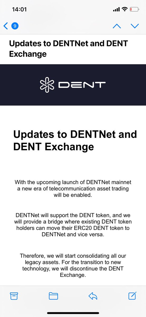 MatthewRT's tweet image. Crypto chat. Looks like $dent is making moves with their platform in their recent email to users, Probs bullish
