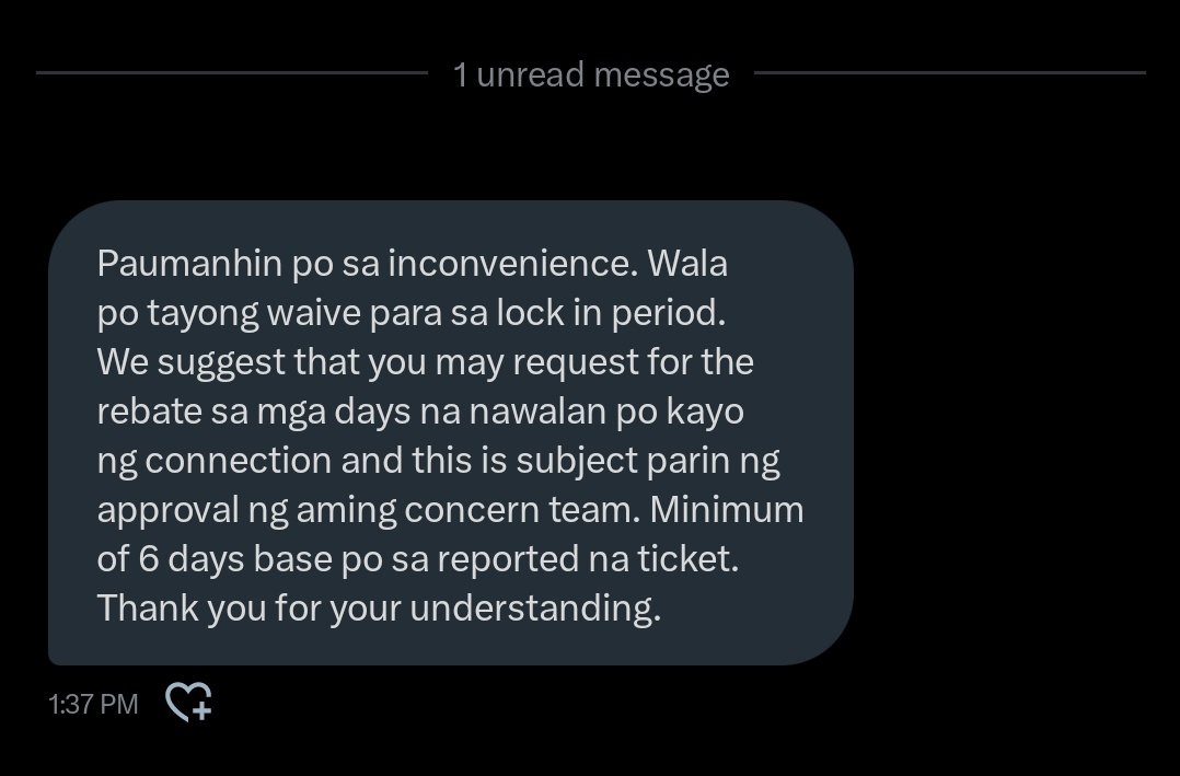 ninyablue's tweet photo. Tigas ng mukha minimum ng 6 days! Tapos nag babayad ako ng data. Magkano nilalagay nyo sa gobyerno para hayaan kayo sa ganyang practice nyo? @Converge_CSU https://t.co/1BtW1kJKEN