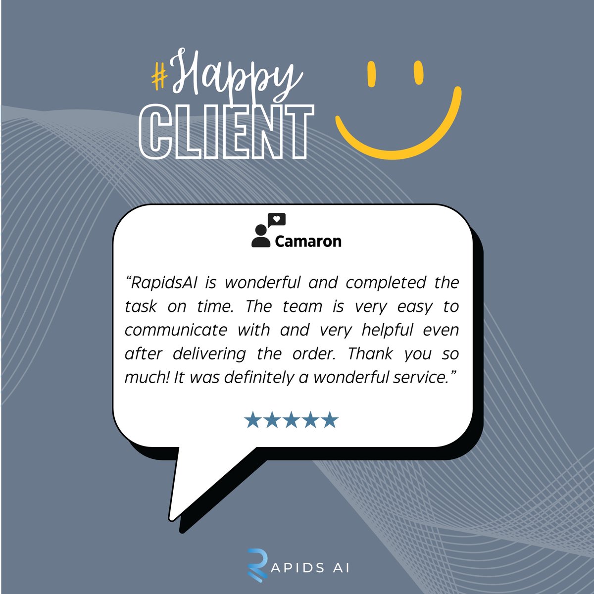rapidsaii's tweet photo. #happyclients 🤗 https://t.co/PRg5QZZdO1