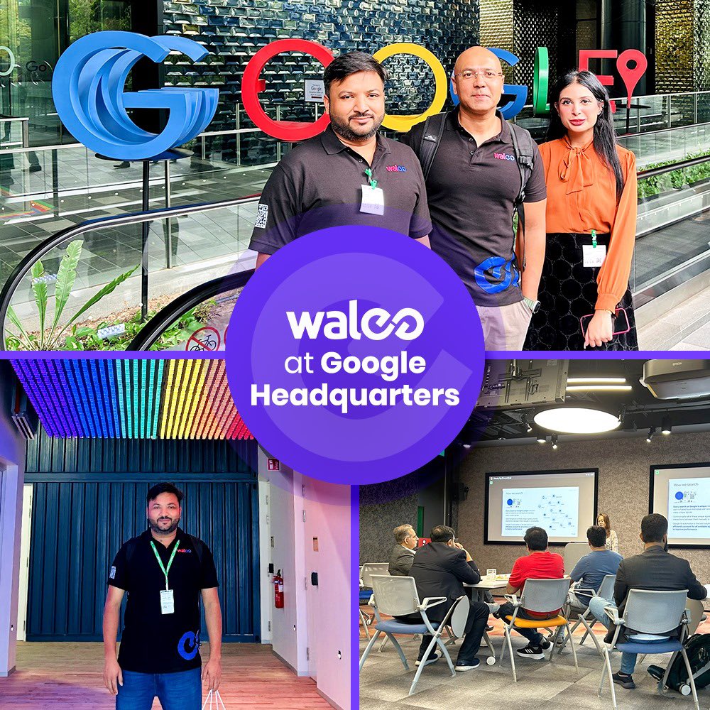 WALEE team paid a visit to #Google's Asia Pacific Headquarters in #Singapore. During the visit, the Google team conducted an insightful presentation, guiding the #WALEE team through latest #technology and #innovations.