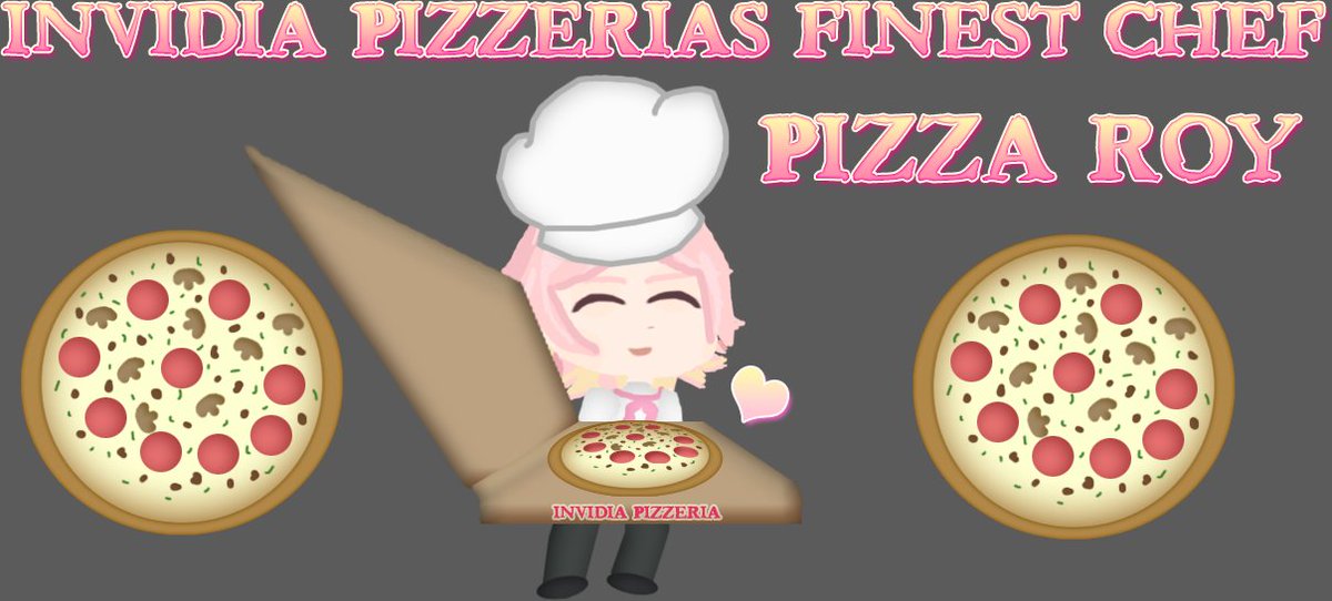 BethDraconic's tweet photo. Made a simpler one this time for fun! An idea I really wanted to make lol - Pizza Roy!!!
Invidia Pizzeria's finest (and cutest) chef!
#CoD_Mini_Design
#CourtofDarkness
#CoD https://t.co/Mt3kTwTDHM
