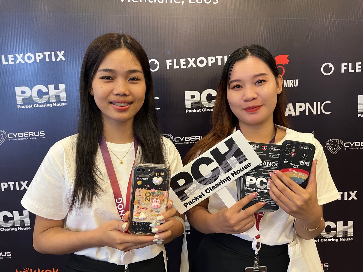 PCHglobal's tweet photo. We are happy to support and share our knowledge, experience, and challenges to make the Internet better!
All the best #LANOG for your first event!
We are proud to be part of the LANOG family.
#LANOG #Laos https://t.co/sVVQNC9Bql