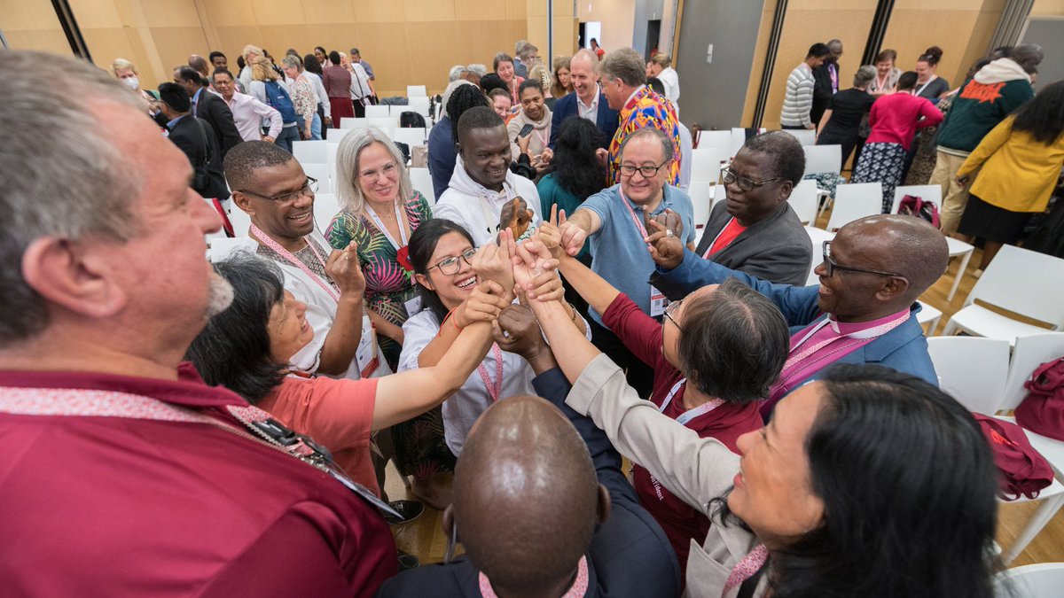 lutheranworld's tweet photo. Throwback Thursday: let us to turn back the clocks for a moment and remember the many times our hearts were full of joy, laughter, and dancing  at the Thirteenth #LWFAssembly. 

What joyful moment holds a special place in your memory from that incredible time?
#ThrowbackThursday https://t.co/b761APvJAr