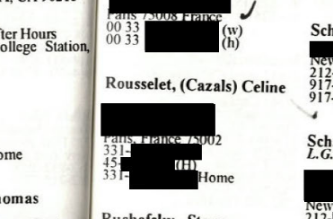 Casimir_Noir's tweet photo. #CélineRousselet dans le #blackbook de 1997 page 27
Tu peux pas louper car elle est sur la même page que les #Rothschild & #BernardSabrier https://t.co/i72FT3ylaJ