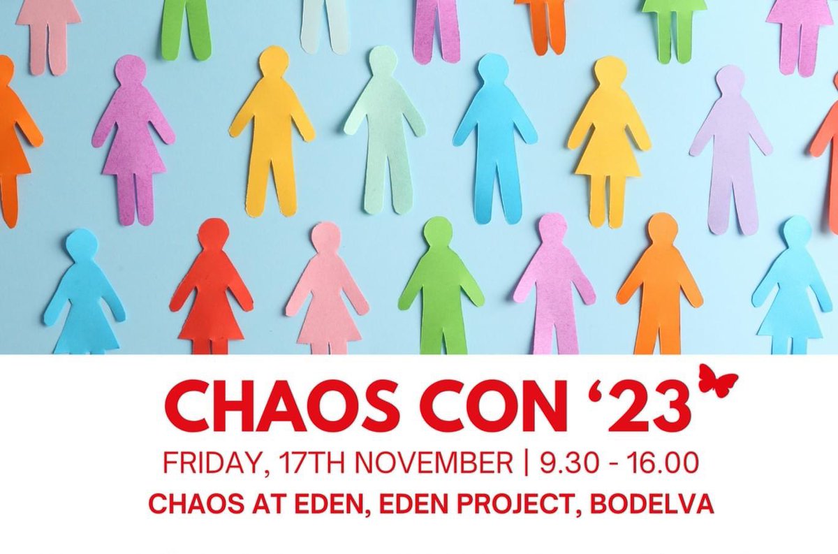 Hi Thursday 👋🏻 Join me for the @CHAOSRadioUK Breakfast Show. We'll be hearing from the @ChaosGroupUK at @EdenProject team and @AndrewHadley1 from @CILL_UK ahead of tomorrow's big #CHAOSCON23 #KeepItCHAOS