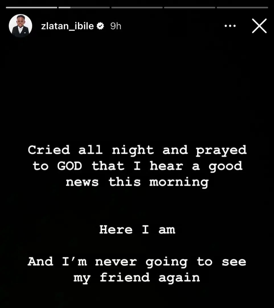 yabaleftonline's tweet photo. Zlatan Ibile shares his last chat with Oladips https://t.co/Vjg7giOP41