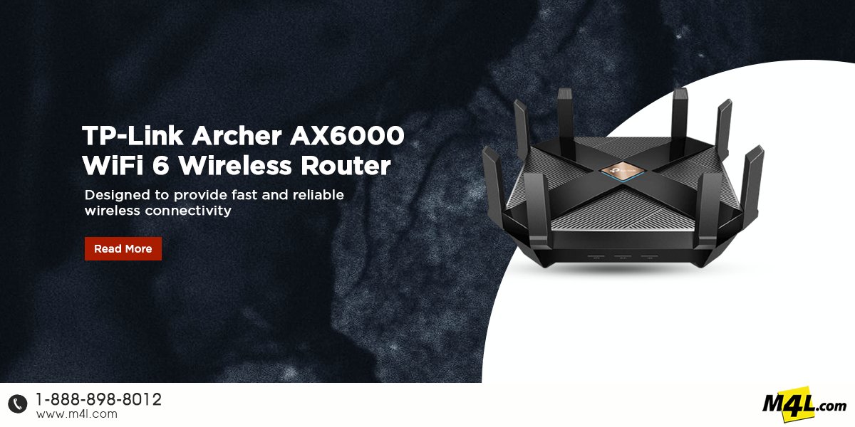 M4LOfficial's tweet image. TP-Link Archer AX6000 is a high-end WiFi 6 (802.11ax) #WirelessRouter designed to provide fast and reliable wireless connectivity for your home or office network.

Learn more visit our blog at: shorturl.at/pyCM3

#TPLink  #TPLinkRouter #Networking #GigabitEthernet