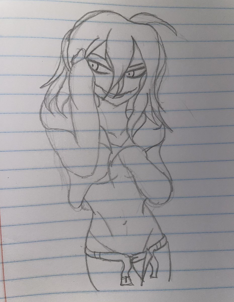 LisaAlm80163901's tweet photo. I call this…..

Me being a simp post✨

#creepypastaart #jeffthekiller #AmazDigitalCircus #jax https://t.co/O5y39DEYoa