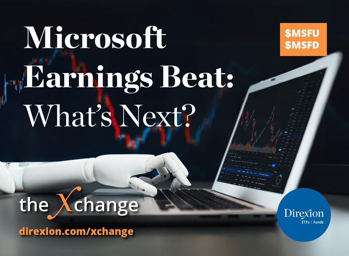 $MSFU $MSFD #Microsoft ($MSFT) shines among the 'Magnificent Seven' and just exceeded #earnings projections. The focus now shifts to whether this sparks a 2023 #bull run or if broader #market dynamics will have an impact. Read the Xchange ➡️ trib.al/PBIT4w9