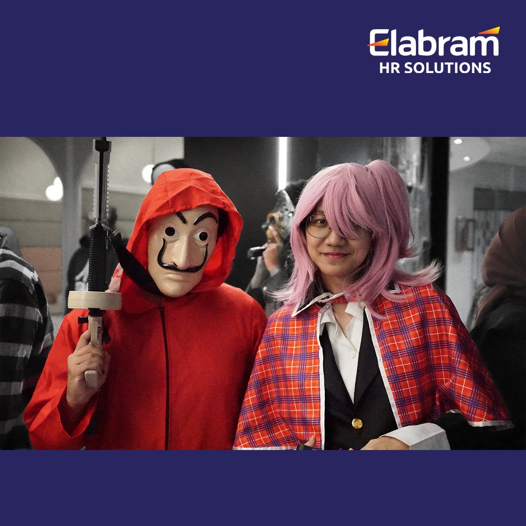 Elabramgroup's tweet photo. Witchful thinking and ghostly greetings – it's Halloween magic with our team!

#halloween #engagement #corporateevent #humanresources #hr #careers #lifeatelabram #Elabram https://t.co/vtanofFWbJ