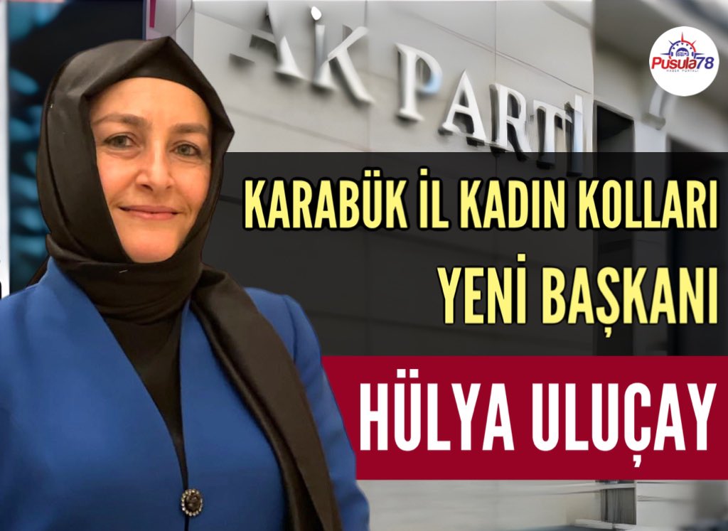 HÜLYA ULUÇAY KARABÜK KADIN KOLLARI İL BAŞKANLIĞINA ATANDI

<a href="/Hulyalcyy/">Hülya Uluçay</a> 

pusula78.com/ak-parti-karab…