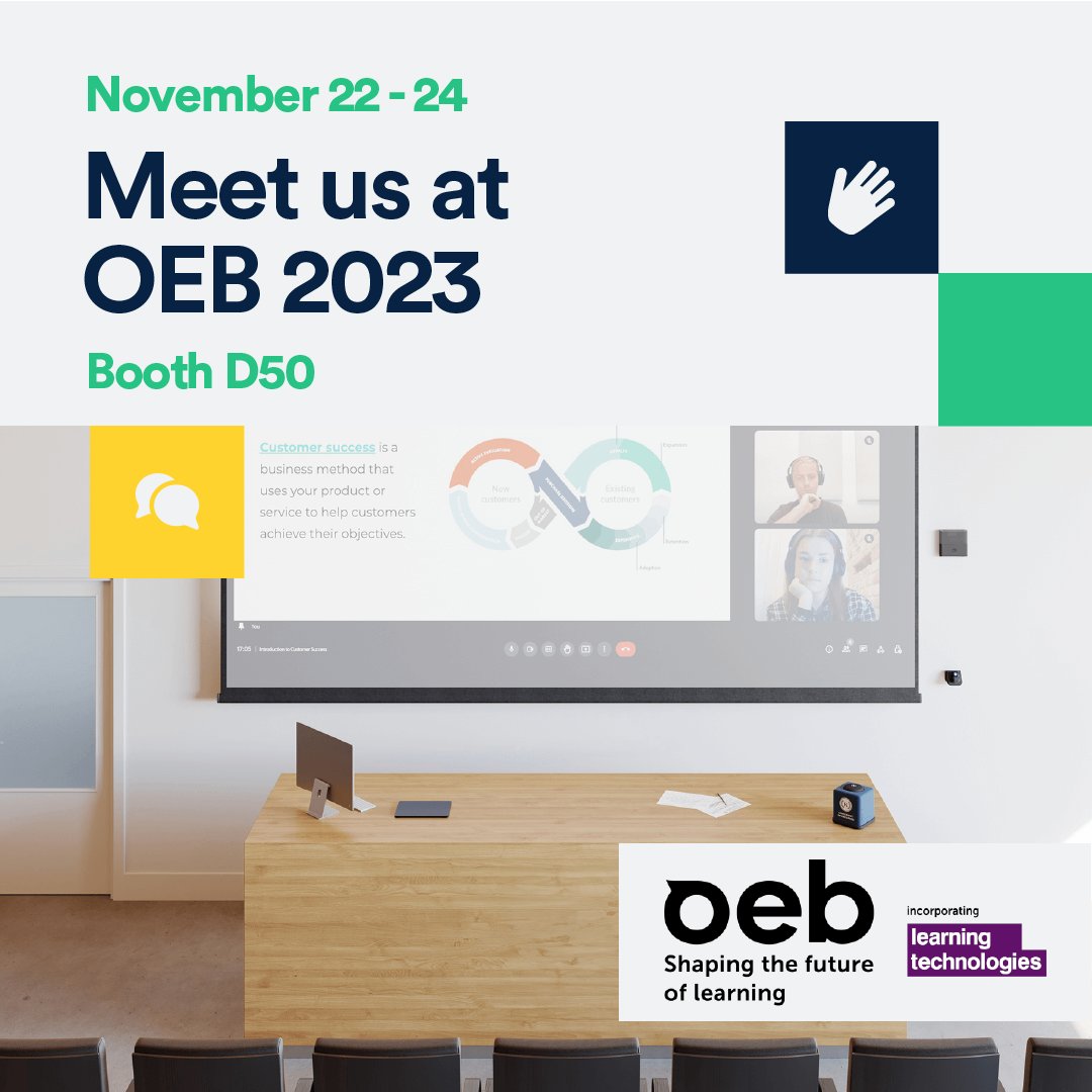 catchbox's tweet photo. OEB 2023 is coming soon!
We’re excited to share that we are visiting OEB 2023 in Berlin.
👉 If you’re visiting, we would love to chat with you at our booth D50.
See you in Berlin next week!

#OEB2023 #catchbox #avtweeps #edtech #highered #ProAV https://t.co/0cVHS0GvWh