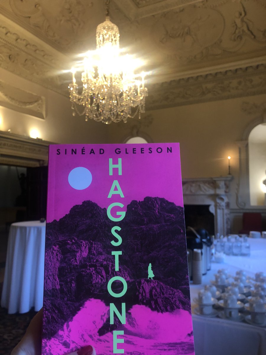 Hagstone arrived an hour before reading from it for the first time at @MoLI_Museum. Thanks to @gmeaney & @drmarykathryn for the invite to read alongside brilliant Sophie White and Lia Mills, discussing Dorothy Macardle, Rosamond Jacob, myth, art and islands in Irish writing.