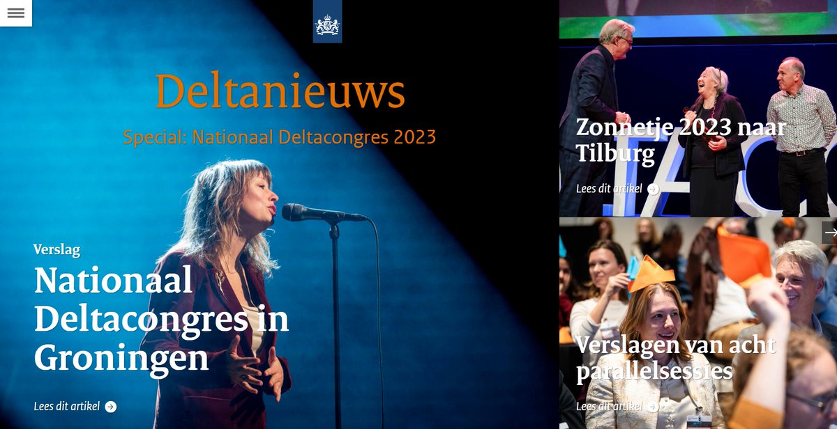 deltaprogramma's tweet image. De nieuwste editie van Deltanieuws over het Nationaal Deltacongres is uit! 📜   

Met daarin een uitgebreid verslag van het Deltacongres in Groningen ➡
magazines.deltaprogramma.nl/deltanieuws/20… 

#deltacongres #deltaprogramma