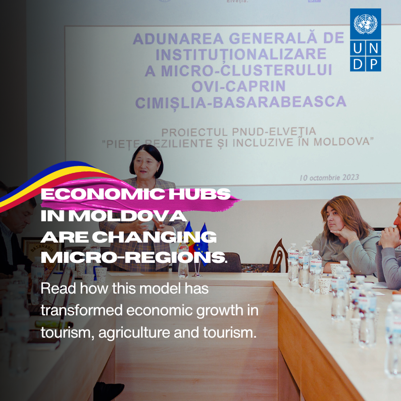 UNDPGeneva's tweet photo. Check this 5 minute blog to understand how @UNDPMoldova and @SwissDevCoop 🇨🇭set up economic hubs across livestock, tourism and agriculture boosting local development priorities in 🇲🇩Moldova.
https://t.co/efF95M5RRX
#SDGlocalisation https://t.co/8m2RUb2K24