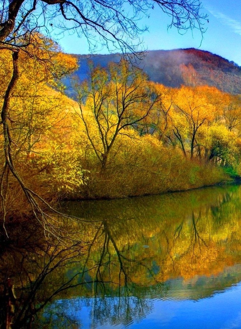 Autumn reflections on the lake  🍁🍂