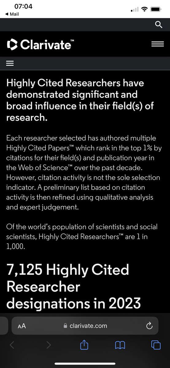 claireDavvis's tweet photo. An outstanding achievement as Professor Ahluwalia @QMULBartsTheLon named as one of the most highly cited scientists in the world! @ProfAhluwalia @QMULWHRI @QMUL @CvdHub @BartsCVCTU @Barts_Charity @SirMCaulfield @mdstbarts https://t.co/LPgoXgXUWl