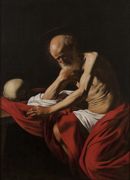 “San Jerónimo penitente” es una obra del pintor barroco italiano Michelangelo Merisi da Caravaggio creada en 1605.