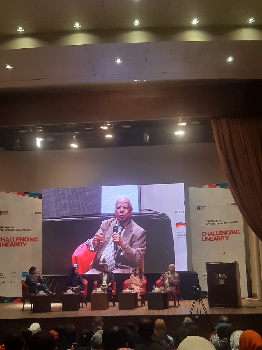 rahimahassan709's tweet photo. Dr. Ishrath Hussain and others shared their remarkable views about social programs in Pakistan.
@ibakarachi.
@SarahNizamani @ShabbarShagufta @mmasidiqui #ChallengingLinearity
#DevelopmentPathways
#cber2023 https://t.co/tC0FLt6efl