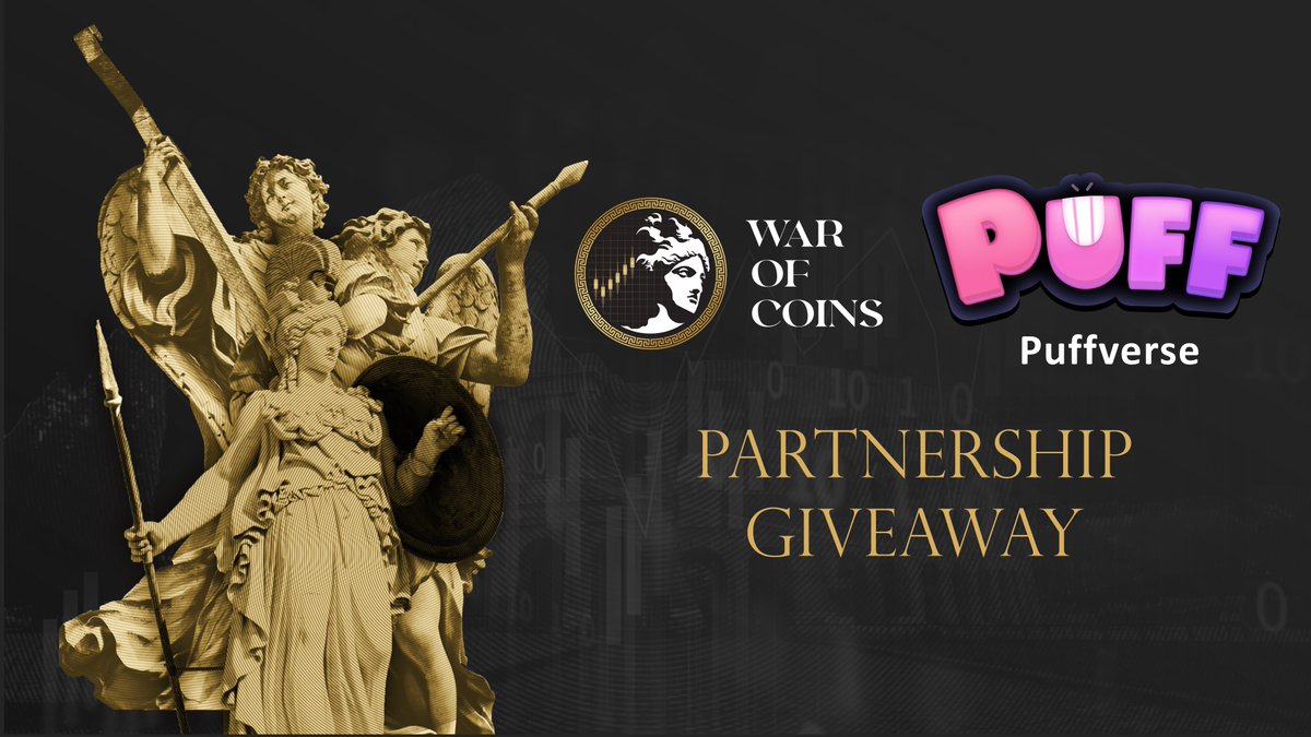 warccoin's tweet photo. 🎉 Join the epic #giveaway brought to you by @warccoin and @Puffverse!

10 lucky winners will receive 10 gold chests & 100 $WARC 🎟️ 

To enter:
1️⃣ Follow @warccoin & @Puffverse
2️⃣ Retweet & Like
3️⃣Join https://t.co/J7u1woH4SC https://t.co/QcbAC0jwDu
Don't miss out on this incredible opportunity! Good luck!
