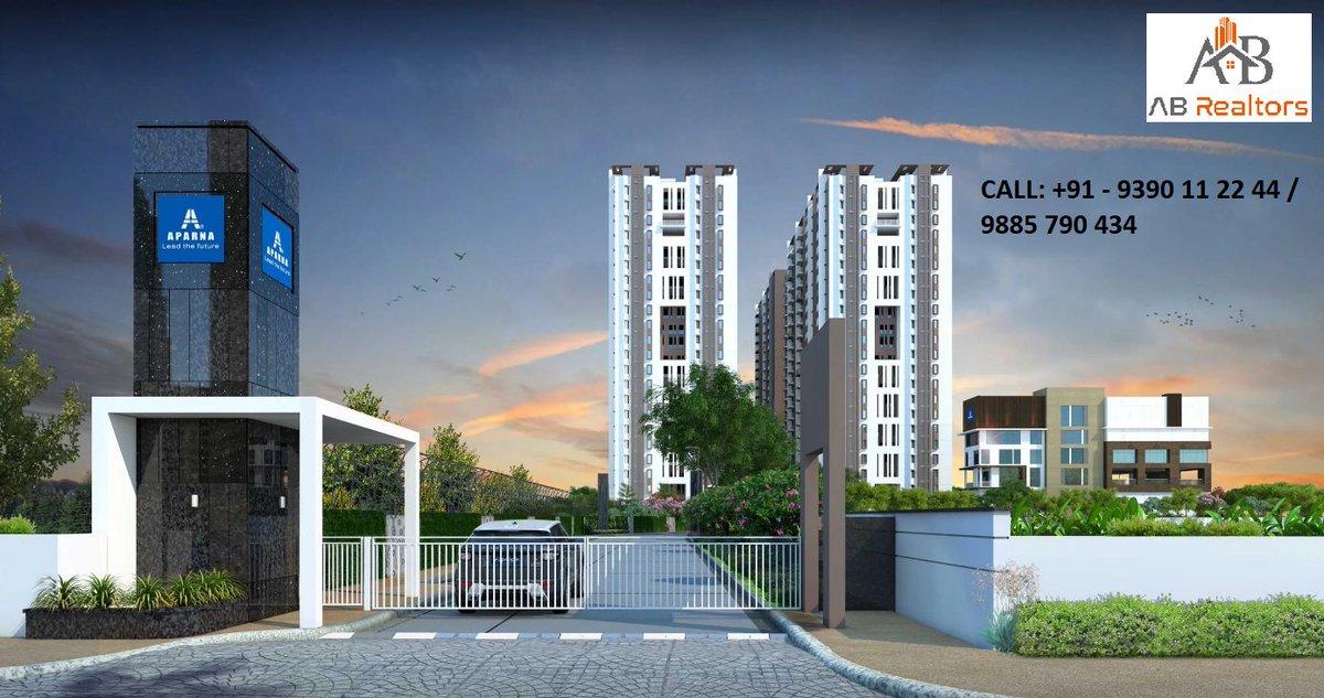 GSquareRealtors's tweet photo. Buy #AparnaCyberScape 3 BHK Flat for Re-Sale @Nallagandla, Call +91 - 9390 11 22 44/9885790434 | AB Realtors 5th Floor 1,750 SFT East Facing at #AparnaCyberScape.
Call @ABRealtors1 Team for Free Site Visit:

+91 - 9390 11 22 44 / 9885 790 434
https://t.co/hwGt29hXGv https://t.co/OCzTkf1kOI