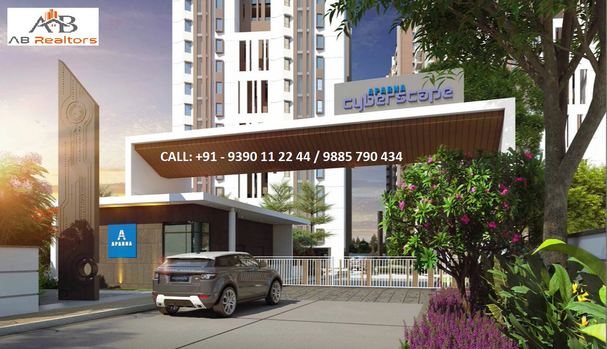 GSquareRealtors's tweet photo. Buy #AparnaCyberScape 3 BHK Flat for Re-Sale @Nallagandla, Call +91 - 9390 11 22 44/9885790434 | AB Realtors 5th Floor 1,750 SFT East Facing at #AparnaCyberScape.
Call @ABRealtors1 Team for Free Site Visit:

+91 - 9390 11 22 44 / 9885 790 434
https://t.co/hwGt29hXGv https://t.co/OCzTkf1kOI