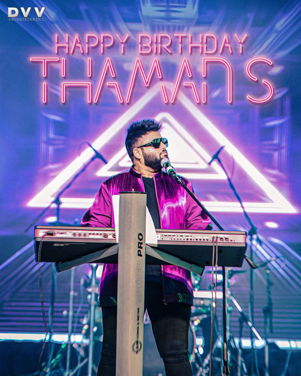 Wishing a Happy Birthday to our firecracker @MusicThaman! 🔥 

Blast the speakers with your sensational tunes for our #OG on a massive scale 🤗

#HBDThaman