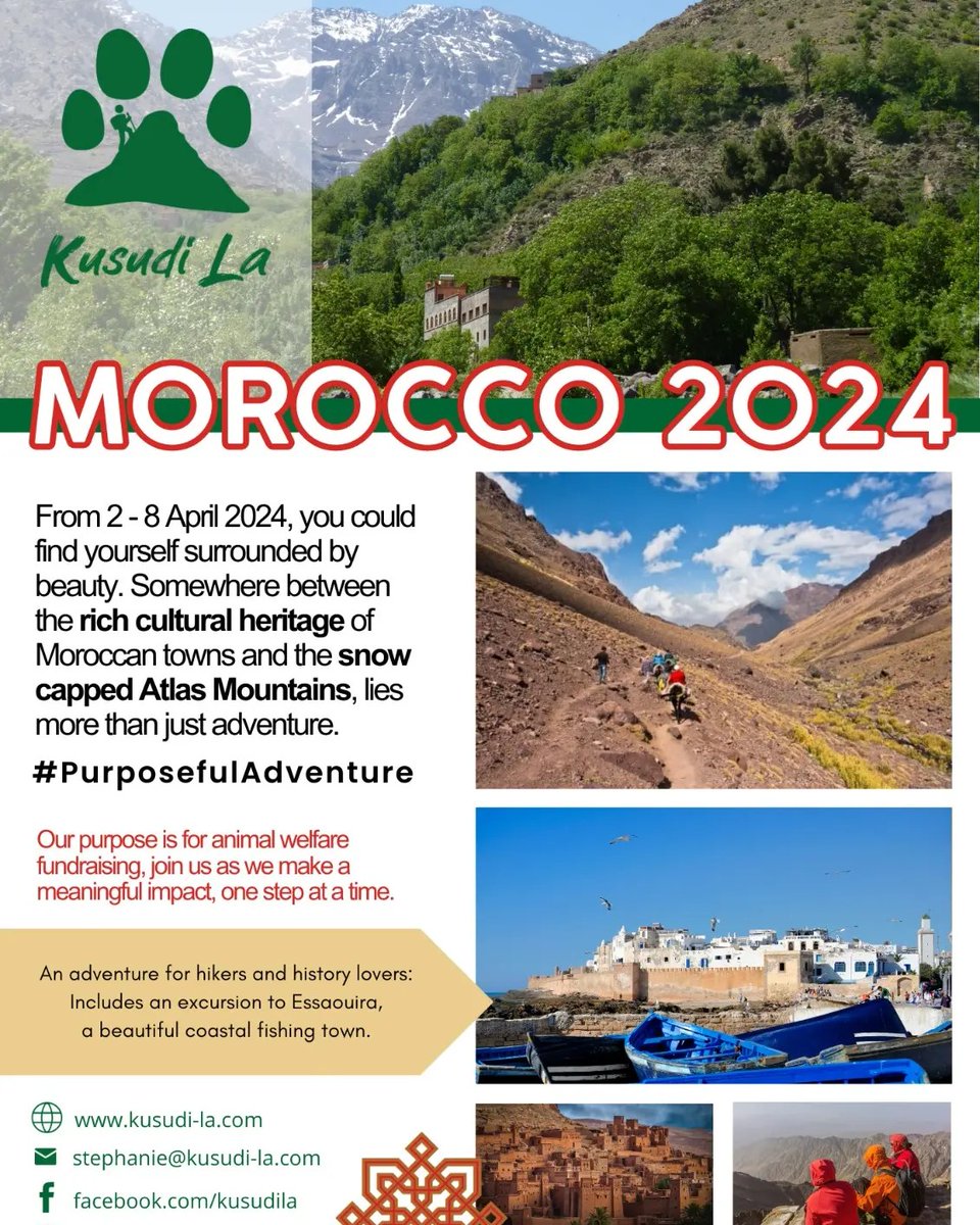 Kusudi_la's tweet photo. Mount Toubkal you say?

MOROCCO 2024 is officially open for bookings! For more info on pricing, itinerary, etc go to https://t.co/cxnDRev9tq or email on stephanie@kusudi-la.com

#PurposefulAdventure

#morocco #mounttoubkal #atlasmountains #adventure https://t.co/lEiOlmBobN