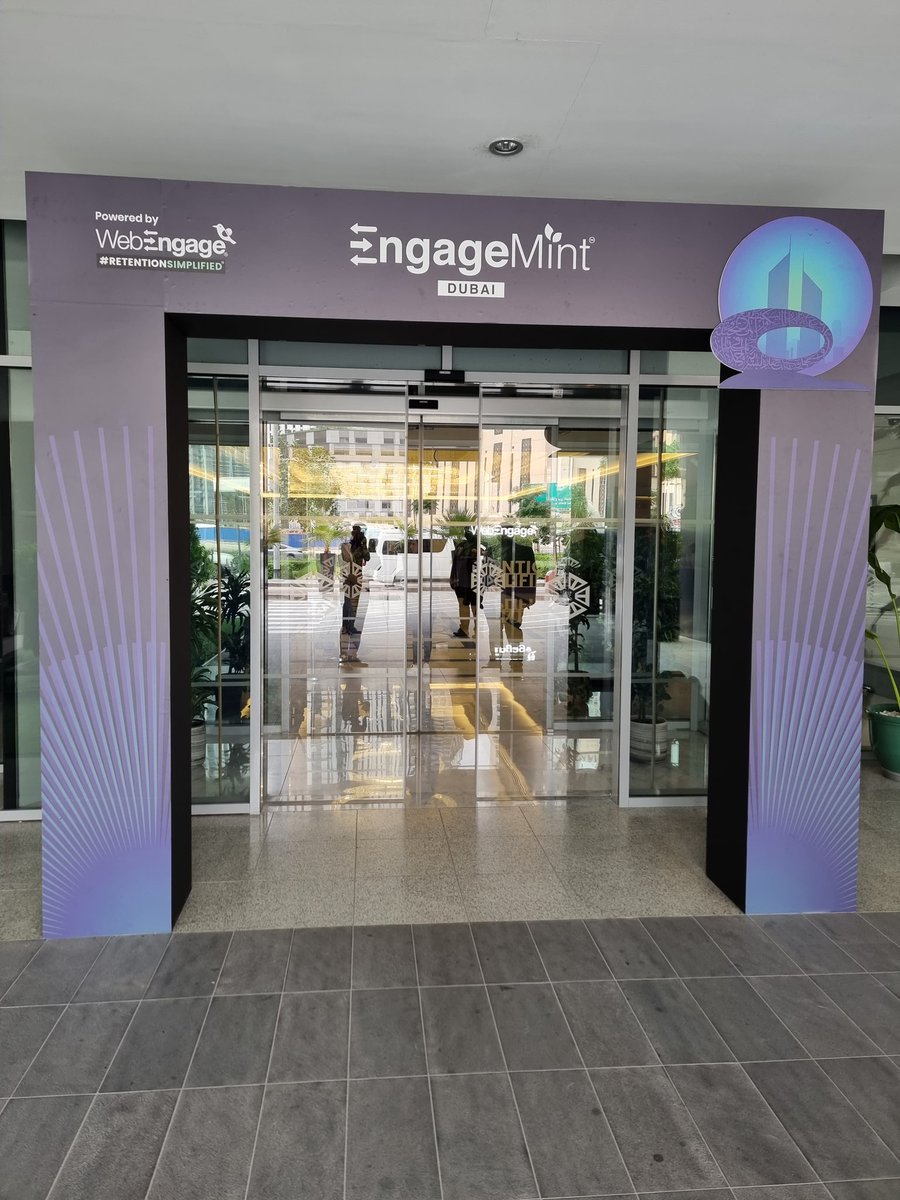 avlesh's tweet image. Hello Dubai!
#EngageMint DXB edition is now underway, and we are going to paint the town purple 💜 

For a change, both Ankit and I are making an appearance for the first time at any international edition of EM. Holler, if you are around.

Go @WebEngage!