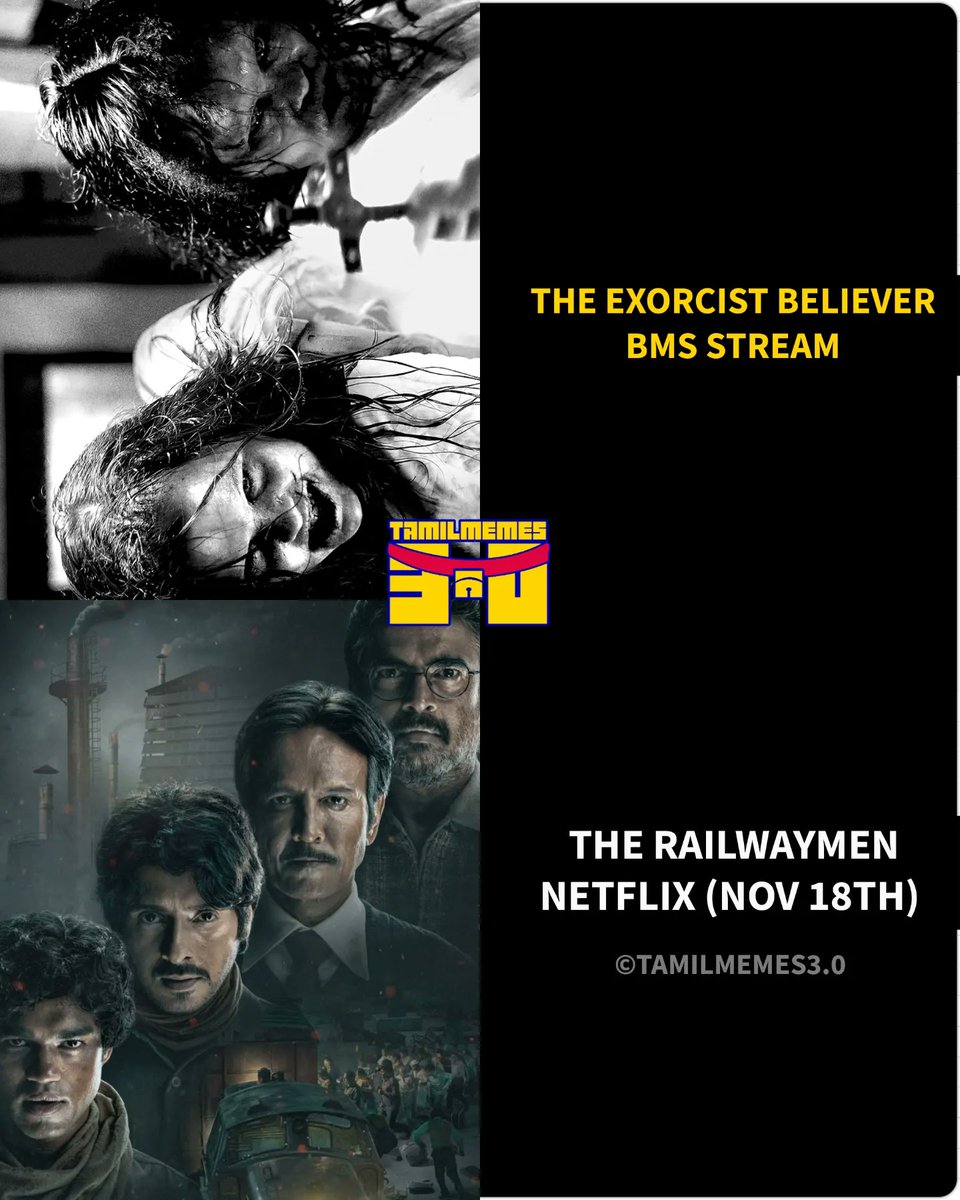 Ott releases ❤️✨

#KannurSquad | #Ghost | #Jothi | #Sukhee | #seeyouonvenus | #Believer2 | #theexorcistbeliever | #therailwaymen
