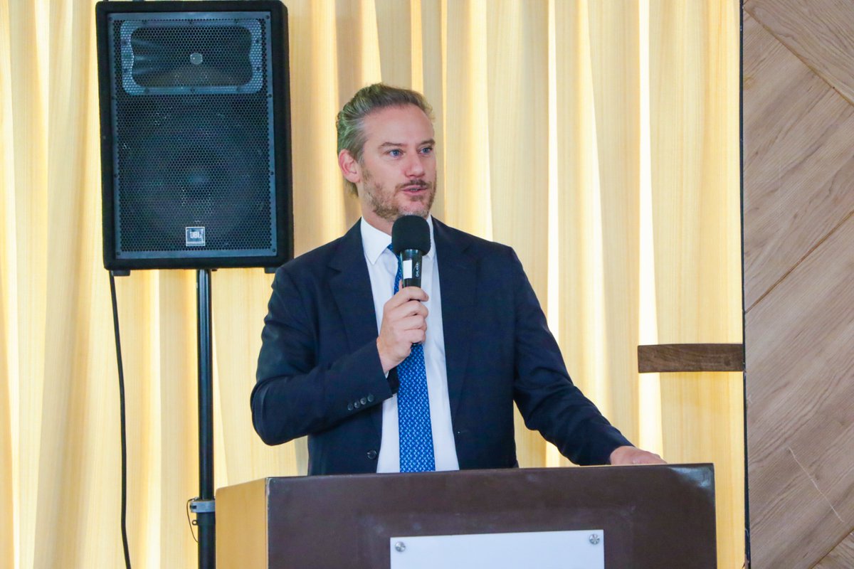 InvestKenya_'s tweet photo. "We are dedicated to enhancing the business climate, fostering value creation, and collaborating closely with Kenya to elevate standards in trade and investment," H.E. Arnaud Suquet, Ambassador of the Embassy of France in Kenya. #WhyKenya #KenyaFrance https://t.co/VvwhE7Vf1c