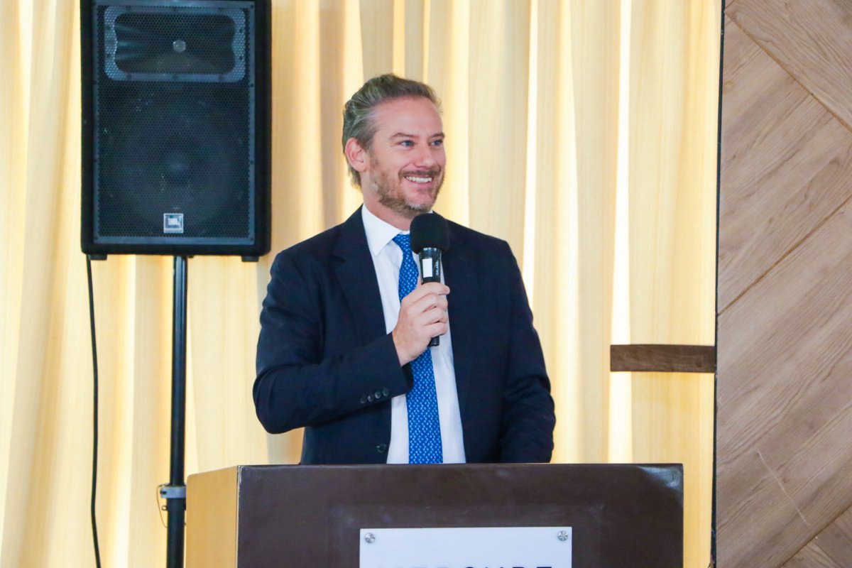 InvestKenya_'s tweet photo. "We are dedicated to enhancing the business climate, fostering value creation, and collaborating closely with Kenya to elevate standards in trade and investment," H.E. Arnaud Suquet, Ambassador of the Embassy of France in Kenya. #WhyKenya #KenyaFrance https://t.co/VvwhE7Vf1c