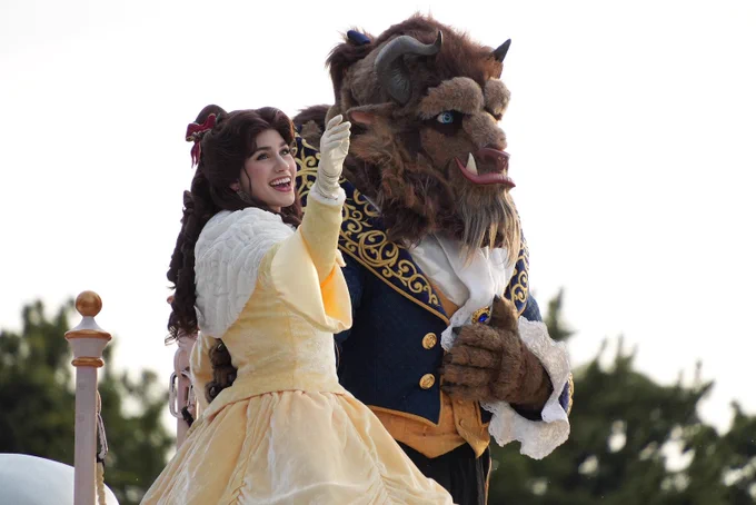 美女と野獣やっぱいいなあ  #ゆざめミラーレス