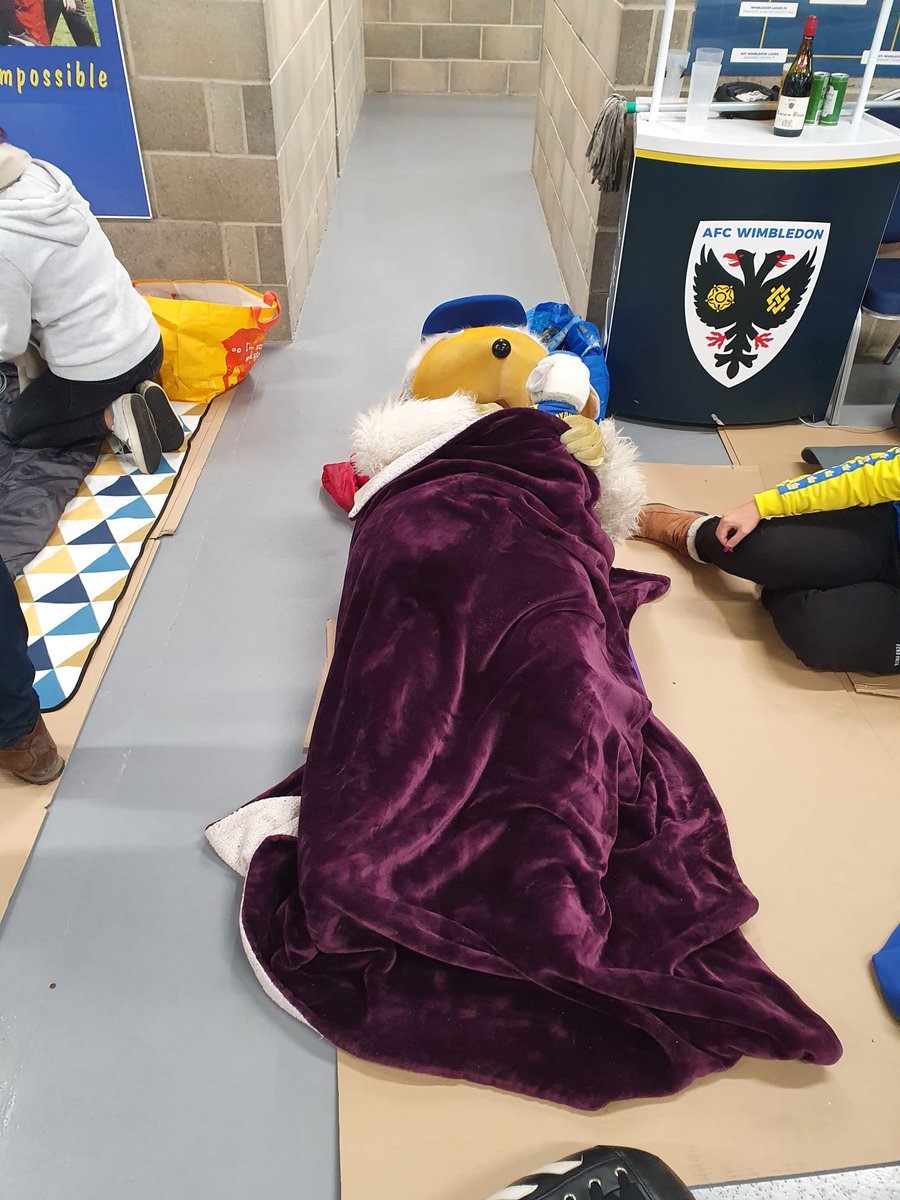 .@DonsLocalAction Big Sleep Out 3 at @AFCWimbledon takes place on 9 December and they hope to improve on the impressive £75,000 that they raised last year! For more information or to sign up, visit donslocalaction.enthuse.com/cf/the-big-sle…