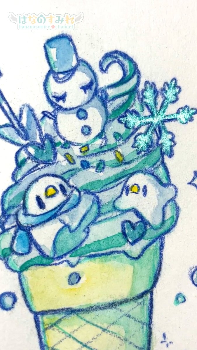 no humans snowman bird snow scarf pokemon (creature) white background  illustration images