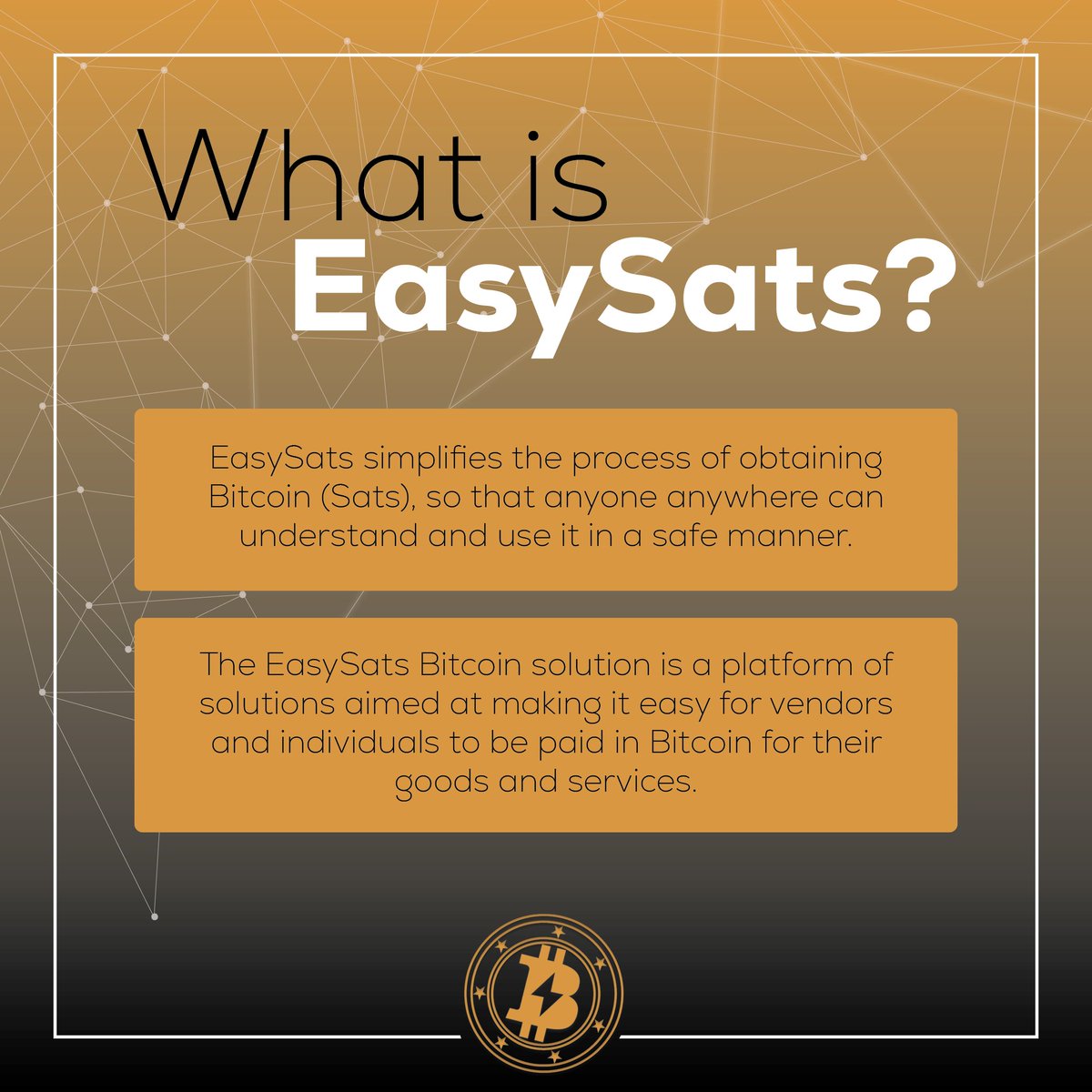 EasySats_'s tweet image. EasySats in an Established Block 736253, that aims to extend Azteco in Africa and around the world. While selling #Bitcoin Vouchers to empower economic emancipation for every individual across Africa. We strive to educate Namibia.
#BitcoinNamibia #Namibia #Azteco #EasySats
