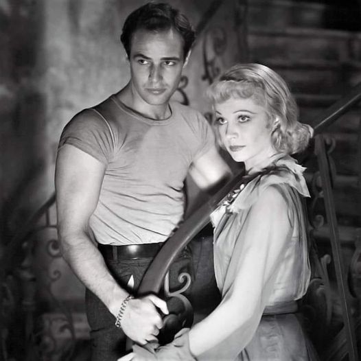 PetrosVanRipper's tweet photo. Λεωφορείο ο Πόθος, 1951.
Marlon Brando, Vivien Leigh. https://t.co/2Oy8hbDJRF