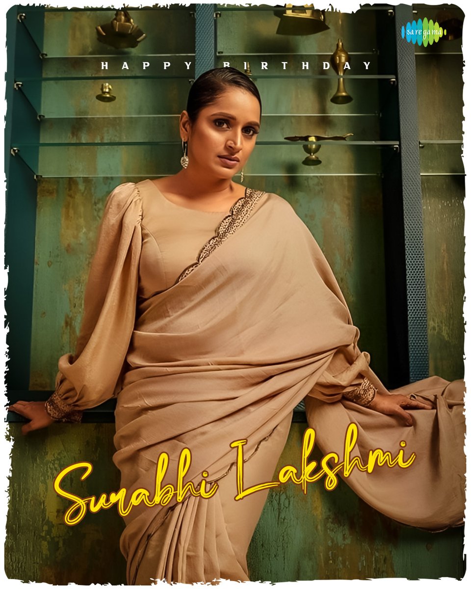 Wishing a very Happy Birthday to the Talented Actress #SurabhiLakshmi 🎂

#HappyBirthdaySurabhiLakshmi #HBDSurabhiLakshmi