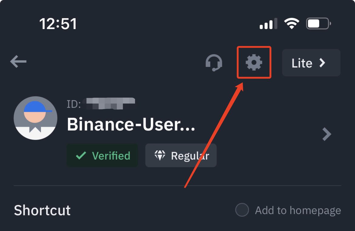 Binance アプリの言語を日本語に設定する方法をご紹介します🤲 1️⃣バイナンスアプリを開き、左上のアイコンをクリック  2️⃣右上の⚙️をクリック 3️⃣「Language」をクリック 4️⃣「日本語」を選択 こちらで今後日本語でサービスをご利用いただけます✓  ⬇️下記の ...