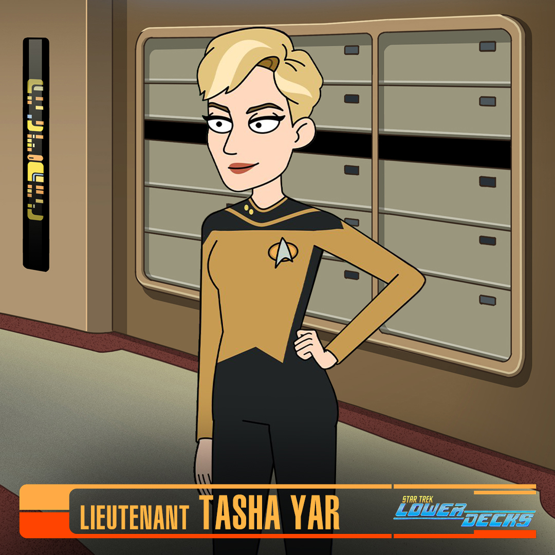 🚨On my #StarTrek themed Instagram profile ( <a href="/startrekmania/">Sam Tudor</a> ) I accidentally posted an incorrect version of this image. Here is the corrected one.
👀Lt. Tasha Yar from #StarTrekLowerDecksGame
⭐️Orignal artwork by <a href="/LowerDecksGame/">Star Trek Lower Decks Game</a>
Composition, editing, layout by me #startrekmania