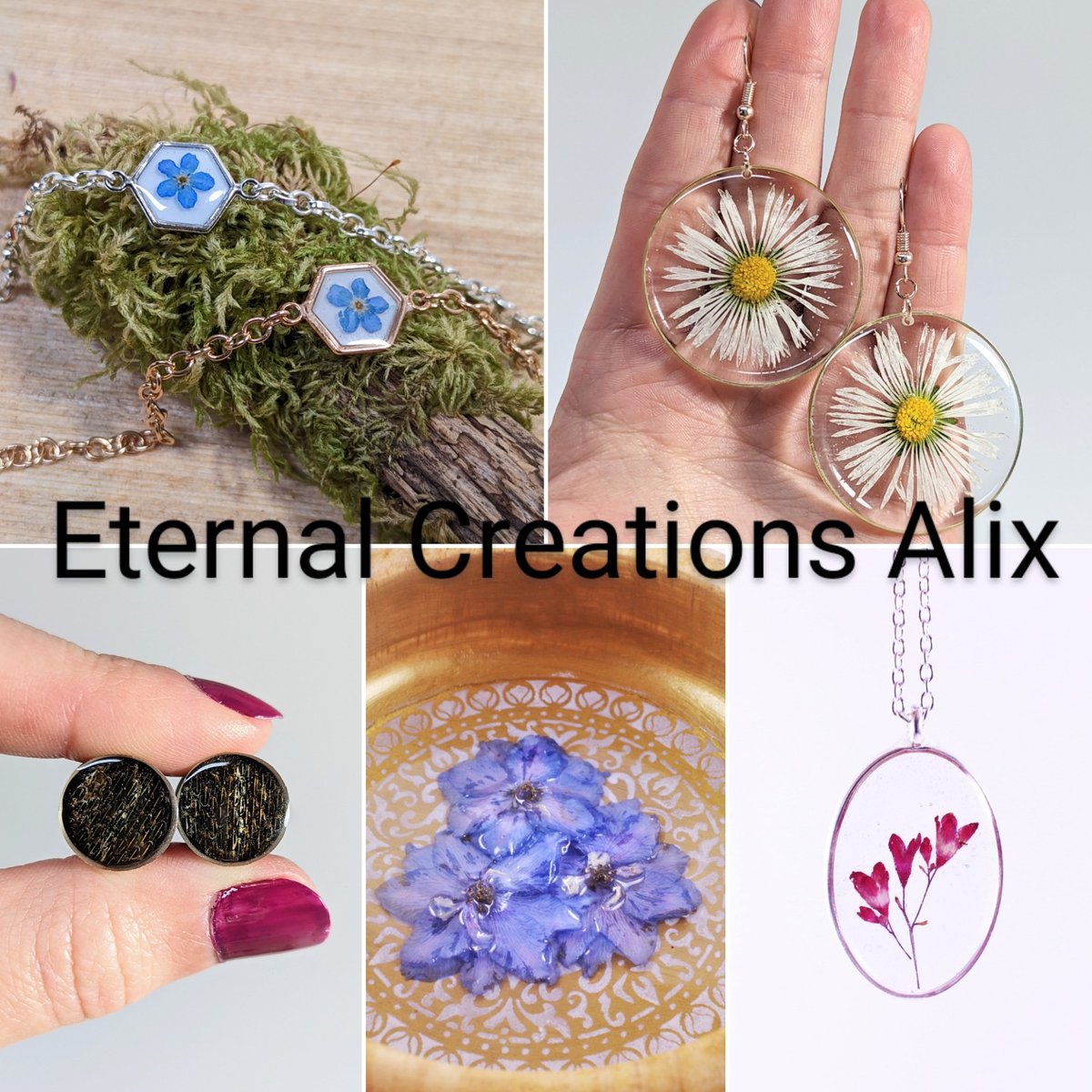 Mercy_Me_Events's tweet photo. Eternal Creations Alix
FB and insta: eternalcreationsalix
📷 Blooming Beauty Alert! 📷 Eternal Creations Alix is thrilled to bring you resin jewelry adorned with real flowers. 📷 Hand-collected and carefully preserved, each piece is a whimsical keepsake 

#yyj #craftfair https://t.co/w9HQCGY5uB