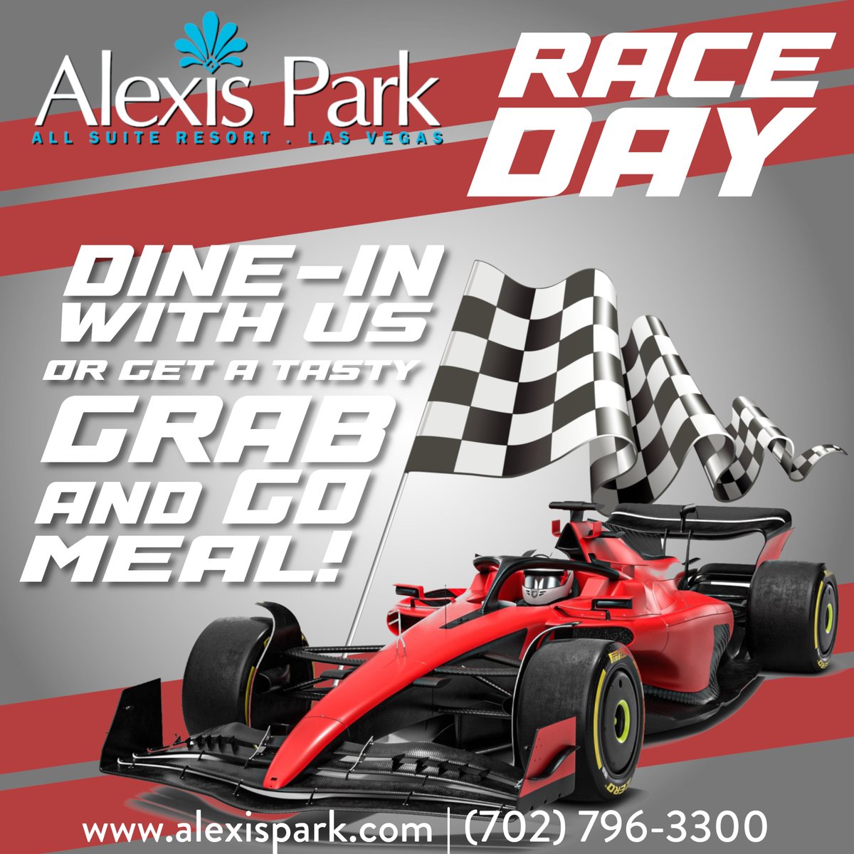 alexispark's tweet photo. 🏁RACE DAY DINING 🏁
Dine-In with us or Grab a Meal to Go! 🍔🌯
#vegasrace #racedaydining https://t.co/rm2aGRTX6m