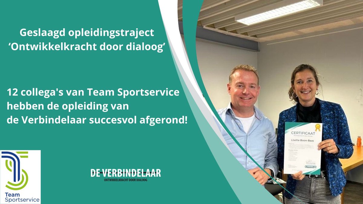 HuismanWilco's tweet photo. Opleidingstraject Verbindelaar met Sportprofessionals (BSC tot Clubkadercoach en van JOGG-regisseur tot Regiocoördinator) @SportserviceNL zit er alweer op! Het erg leuk om met deze leergierige groep collega’s te werken! #Duurzaamverbinden #Bewegingcreëren https://t.co/aopxZOZo1N https://t.co/8NZPglvMDW