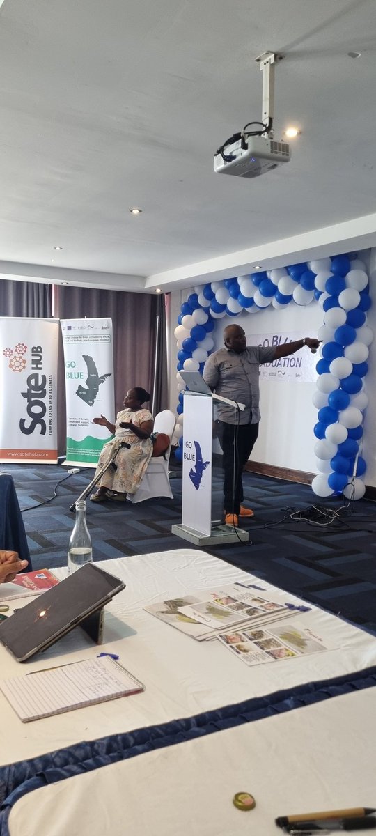 One of our flagship projects under @GoBlueKenya comes to an end today with a colorful graduation of 100 entrepreneurs at @CityBlueHotels #Mombasa Thanking our partners and donors @EUinKenya @giz_gmbh @GermanyinKenya @JumuiyaBloc @Sote_Hub