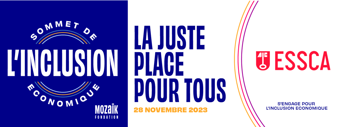ESSCA (@essca_ecole) on Twitter photo Rejoignez le <a href="/SommetInclusion/">Sommet de l’Inclusion Économique</a> Économique le 28 nov. à #Paris Bercy !
<a href="/JeanCharroin/">Jean Charroin</a> , DG de l'#ESSCA, partagera sa vision lors de la conférence sur la régénération des gouvernances d'entreprise.
⏲️le 28/11 à 13h00
Insc.👉bit.ly/49BYv36 Rejoignez le <a href="/SommetInclusion/">Sommet de l’Inclusion Économique</a> Économique le 28 nov. à #Paris Bercy !
<a href="/JeanCharroin/">Jean Charroin</a> , DG de l'#ESSCA, partagera sa vision lors de la conférence sur la régénération des gouvernances d'entreprise.
⏲️le 28/11 à 13h00
Insc.👉bit.ly/49BYv36