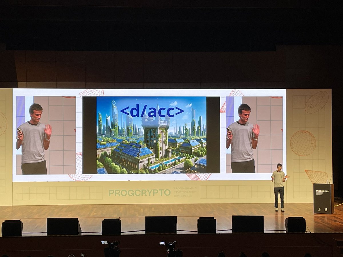 drouyang's tweet image. @VitalikButerin kicking off #ProgCrypto hosted by @0xPARC and @PrivacyScaling at @EFDevconnect